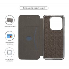 Чехол книжка ArmorStandart PU G-Case для Xiaomi Redmi Note 14 4G Black (ARM79784)