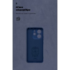 Чехол накладка ArmorStandart TPU ICON для Xiaomi Redmi Note 14 4G Camera cover Dark Blue (ARM79816)