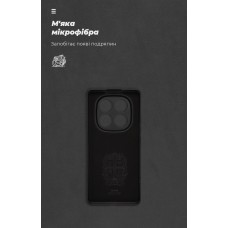 Чехол накладка ArmorStandart TPU Icon для Xiaomi Redmi Note 14 Pro 4G Camera cover Black (ARM79823)