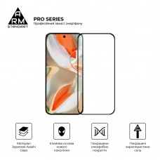 Защитное стекло ArmorStandart Pro для Google Pixel 9 Pro XL Black (ARM79889)