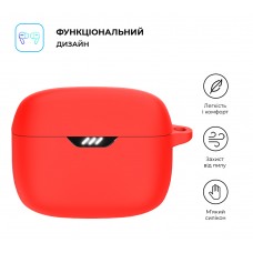 Чехол ArmorStandart TPU Silicone для кейса наушников JBL Tune Beam Red (ARM79913)