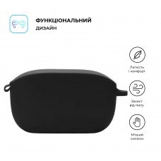 Чехол ArmorStandart TPU Silicone для кейса наушников JBL Wave Buds Black (ARM79915)