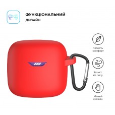 Чехол ArmorStandart TPU Silicone для кейса наушников JBL Tune FleX Red (ARM79921)