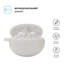 Чехол ArmorStandart TPU Silicone для кейса наушников Huawei FreeBuds 5i / 6i White (ARM79930)