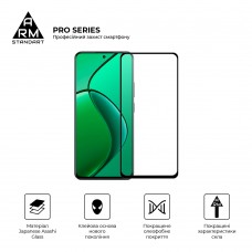 Защитное стекло ArmorStandart Pro для Realme 12 4G / 12+ 5G Black (ARM79954)