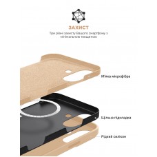 Чехол накладка ArmorStandart TPU ICON2 MagSafe для Apple iPhone 16 Rose Gold (ARM80181)