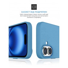 Чехол накладка ArmorStandart TPU ICON2 MagSafe для Apple iPhone 16 Plus Capri Blue (ARM80188)