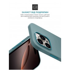 Чехол накладка ArmorStandart TPU ICON2 MagSafe для Apple iPhone 16 Pro Blue Fog (ARM80194)