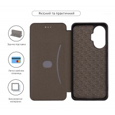 Чехол книжка ArmorStandart PU G-Case для Xiaomi Poco F7 Black (ARM80358)