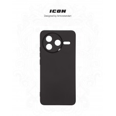 Чехол накладка ArmorStandart TPU ICON для Xiaomi Poco F7 Pro Camera cover Black (ARM80361)