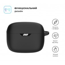 Чехол ArmorStandart TPU Silicone Case для кейса наушников JBL Tune Buds Black (ARM80451)