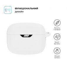 Чехол ArmorStandart TPU Silicone Case для кейса наушников JBL Tune Buds White (ARM80453)