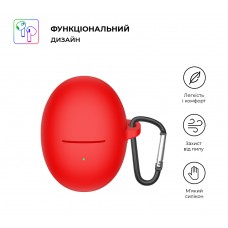 Чехол ArmorStandart TPU Silicone Case для кейса наушников Huawei FreeBuds 5 Red (ARM80461)