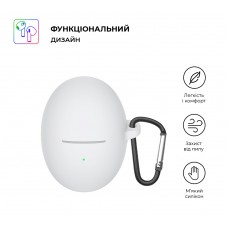 Чехол ArmorStandart TPU Silicone Case для кейса наушников Huawei FreeBuds 5 White (ARM80462)