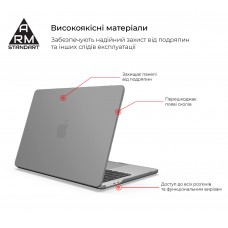 Чехол для ноутбука PC ArmorStandart Air Shell для MacBook Air 13.6 M3/M2 (A3113/A2681) Grey (ARM80463)