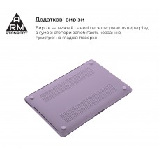 Чехол для ноутбука PC ArmorStandart Air Shell для MacBook Air 13.6 M3/M2 (A3113/A2681) Purple (ARM80464)