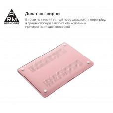 Чехол для ноутбука PC ArmorStandart Matte Shell для MacBook Air 13.6 M3/M2 (A3113/A2681) Pink (ARM80471)