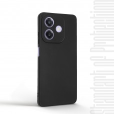 Чехол накладка TPU Armorstandart Matte Slim Fit для OPPO A3 4G / A3x 4G / A40m 4G Camera cover Black (ARM80882)