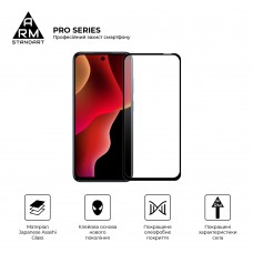 Защитное стекло ArmorStandart Pro для Infinix Hot 50i / Smart 9 Black (ARM80936)