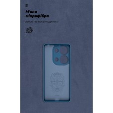 Чехол накладка ArmorStandart TPU ICON для Xiaomi Redmi Note 13 Pro 4G Camera cover Dark Blue (ARM81134)