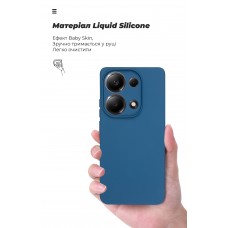 Чехол накладка ArmorStandart TPU ICON для Xiaomi Redmi Note 13 Pro 4G Camera cover Dark Blue (ARM81134)