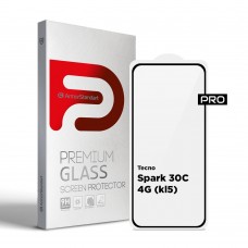 Защитное стекло ArmorStandart Pro для Tecno Spark 30C 4G (kl5) Black (ARM81169)