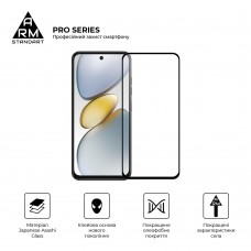 Защитное стекло ArmorStandart Pro для Tecno Spark Go 1 (KL4) Black (ARM81172)