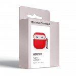 Чехол ArmorStandart TPU Hang для кейса наушников Apple AirPods 4 Red (ARM81293)
