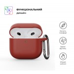 Чехол ArmorStandart TPU Hang для кейса наушников Apple AirPods 4 Scarlet (ARM81294)