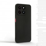 Чехол накладка TPU Armorstandart Matte Slim Fit для ZTE Blade A35 4G / A55 4G Camera cover Black (ARM81529)