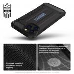 Чехол накладка Armorstandart TPU Panzer для Samsung S25 Plus Black (ARM81551)