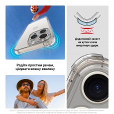 Чехол накладка TPU ArmorStandart Air Force для Samsung S25 Camera cover Clear (ARM81597)