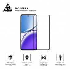 Защитное стекло ArmorStandart Pro для OPPO Reno12 F 4G / Reno12 FS 5G Black (ARM81826)