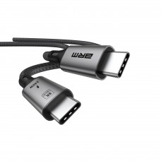Кабель ArmorStandart USB 4.0 Type-C-Type-C PD 240W 48V 5A 8K 60hz 40Gbps E-Marker 1m Black (ARM81921)