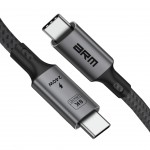 Кабель ArmorStandart USB 4.0 Type-C-Type-C PD 240W 48V 5A 8K 60hz 40Gbps E-Marker 1m Black (ARM81921)
