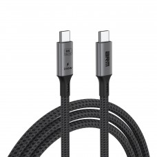 Кабель ArmorStandart USB 4.0 Type-C-Type-C PD 240W 48V 5A 8K 60hz 40Gbps E-Marker 1m Black (ARM81921)
