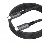 Кабель ArmorStandart USB 4.0 Type-C-Type-C PD 240W 48V 5A 8K 60hz 40Gbps E-Marker 1m Black (ARM81921)