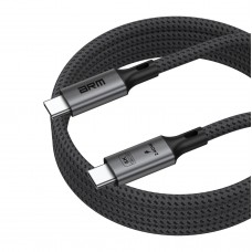 Кабель ArmorStandart USB 4.0 Type-C-Type-C PD 240W 48V 5A 8K 60hz 40Gbps E-Marker 1m Black (ARM81921)