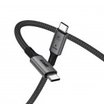 Кабель ArmorStandart USB 4.0 Type-C-Type-C PD 240W 48V 5A 8K 60hz 40Gbps E-Marker 1m Black (ARM81921)