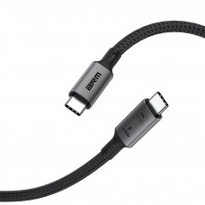 Кабель ArmorStandart USB 4.0 Type-C-Type-C PD 240W 48V 5A 8K 60hz 40Gbps E-Marker 1m Black (ARM81921)