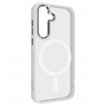 Чехол накладка ArmorStandart TPU Unit MagSafe для Samsung S25 Matte Clear Silver (ARM82261) Чехол накладка ArmorStandart TPU Unit MagSafe для Samsung S25 Matte Clear Silver (ARM82261)