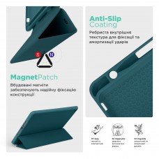 Чехол книжка ArmorStandart PU Smart Fold Pen для Xiaomi Pad 7 / 7 Pro Pine Green (ARM82422)
