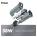 Автомобильное зарядное устройство ArmorStandart 1USB 1Type-C PD 20W 2.4A QC 3.0 Grey + кабель Type-C-Type-C (ARM82461)