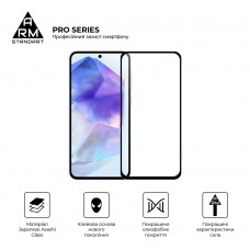 Защитное стекло ArmorStandart Pro для Samsung A56 5G Black (ARM82612)