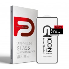 Защитное стекло ArmorStandart Icon для Xiaomi Poco X7 Pro Black (ARM82713)