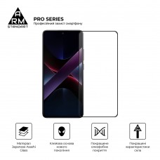 Защитное стекло ArmorStandart Pro для Xiaomi Poco X7 Pro Black (ARM82715)