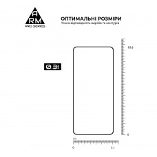 Защитное стекло ArmorStandart Pro для Xiaomi Poco X7 Pro Black (ARM82715)