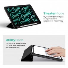 Чехол книжка ArmorStandart PU Smart Fold Pen для Apple iPad mini 2024 / mini 6 Black (ARM82814)