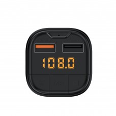 Автомобильный FM-трансмиттер ArmorStandart ASF1 18W QC3.0 2USB black (ARM82826)