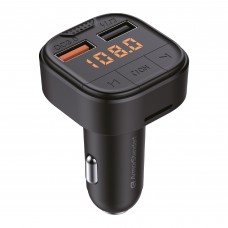 Автомобильный FM-трансмиттер ArmorStandart ASF1 18W QC3.0 2USB black (ARM82826)